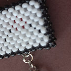 "Love Letter" Double-Sided Beaded Keychain