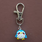 "Chubby Chick" 3D Beaded Penguin Keychain