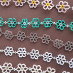 "Meadow Daisy" Beaded Choker Necklace