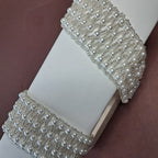 Handmade Miyuki Pearl and Glass Bead Cuff Bracelet