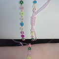 "Pastel Daisy" Handmade Miyuki Bead Flower Cord Bracelet