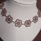 "Meadow Daisy" Beaded Choker Necklace