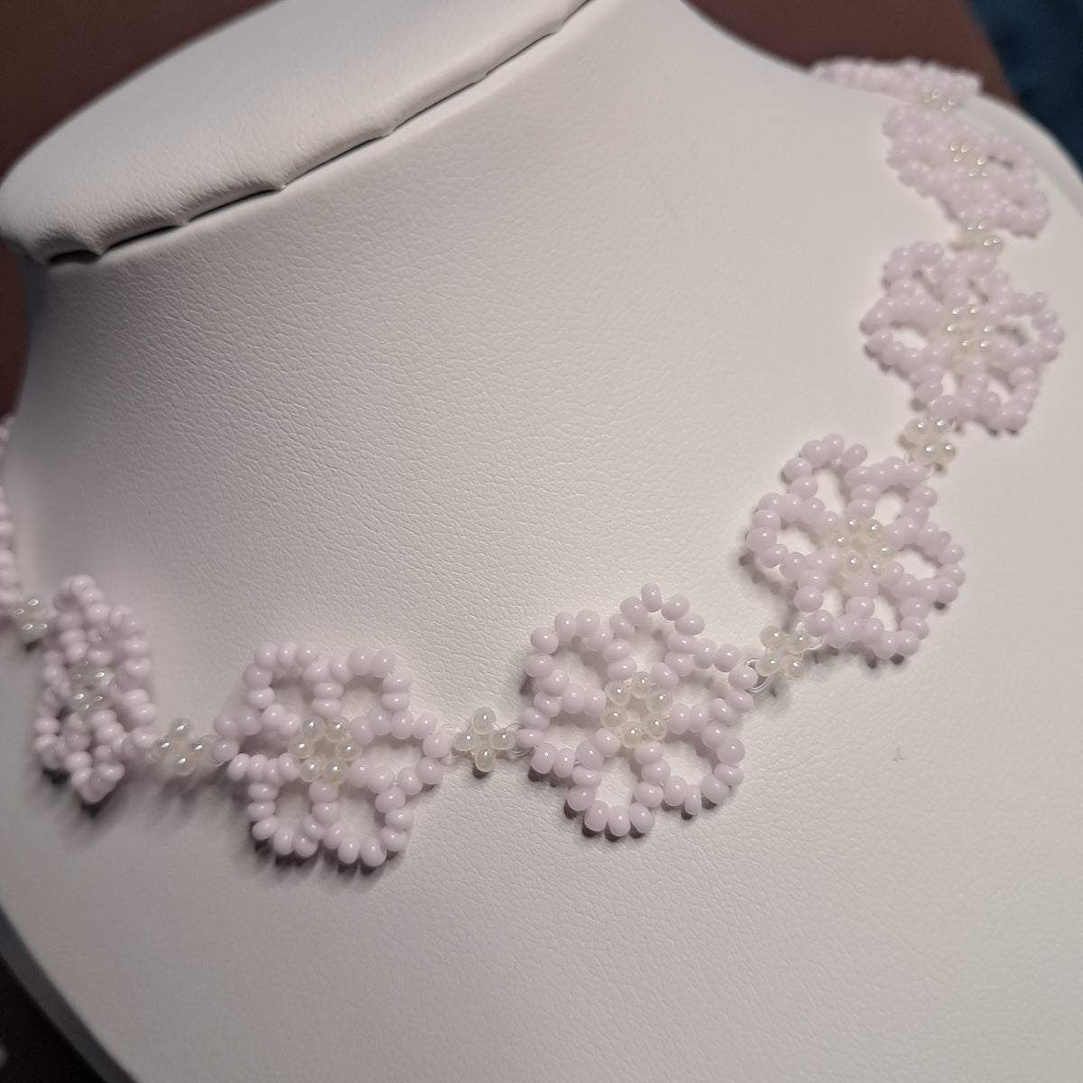 "Meadow Daisy" Beaded Choker Necklace